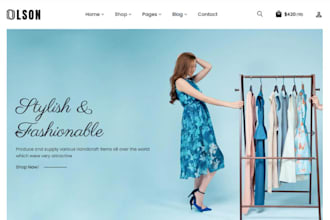 design highly profitable clothing shopify fashion store jewerly website