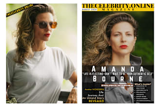 boost credibility, publish interview in celebrity magazine