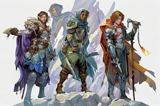 draw your fantasy rpg character