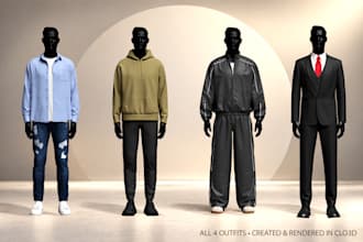 create 3d fashion garments and clothing models in clo3d