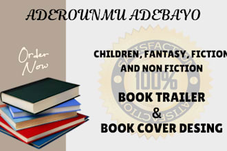 do amazing book cover and eye catcing book trailer