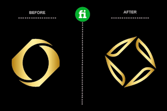 copy, retrace, redo, reproduce, or redraw your pixelated logo into vector