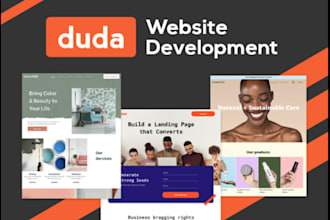 professional duda website using duda website builder