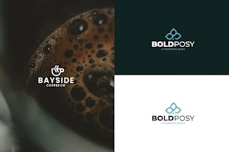 do highly modern minimal and luxury business logo designs
