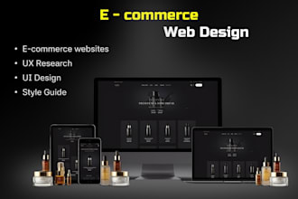 design ecommerce shopify website design UI UX in figma