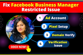 create and fix facebook business manager, fb ads manager account