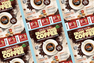 design engaging food flyer, restaurant menu flyer, menu card