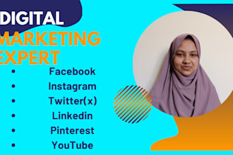 be your digital marketer I have 7 years of experience