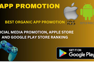 promote app for more app installations and app ratings