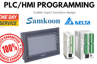 do professional plc ladder programming and hmi design for automation systems