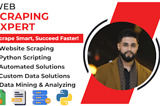 do perfect python web scraping and data mining