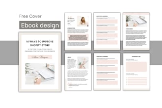design ebook, lead magnet, workbook and pdfs design
