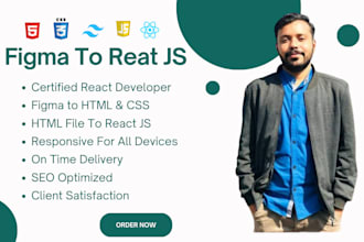 convert figma to react js with tailwind, figma to HTML, CSS