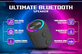 design main amazon listing image with product infographic