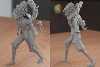 3d model from photo, 3d realistic character model, 3d action figure, 3d figurine