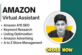be your amazon fba virtual assistant for seller central account management
