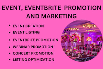 create and promote event, eventbrite