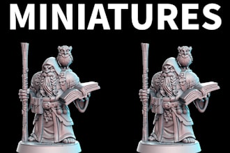 model warhammer 40k miniature sigmar tabletop dnd or boardgame aos for printing