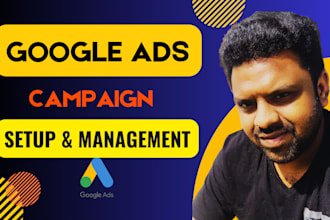 setup and manage google ads PPC campaigns for high ROI