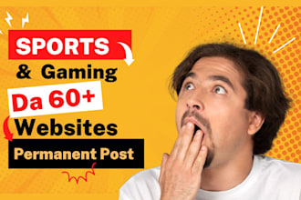 do sports and gaming guest post on high da sports blog with do follow backlink