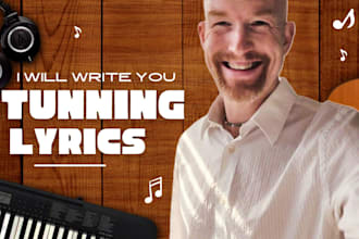 write you stunning lyrics