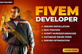 be your esx legacy fivem developer create or modify