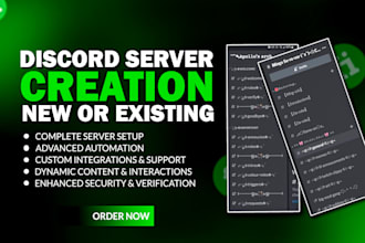 configure or build discord server