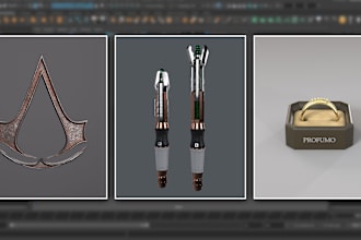 be making 3d models of the props