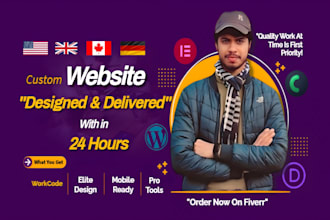deliver your custom website in one day
