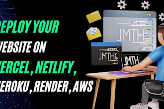 deploy your nextjs website to vercel, netlify, heroku, render, aws or hostinger