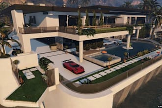 do custom fivem mlo, custom map, gmod, ymap, interior and exterior design, mlo