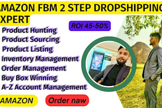 do 2 step amazon dropshipping full store management fbm