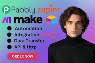 set up pabbly connect make com automation boost space make com scenario n8n