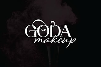 do minimalist logo, makeup, nail artist