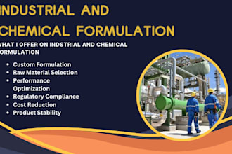 develop custom industrial and chemical formulation for your product