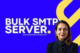 set up a bulk SMTP server for unlimited email sending