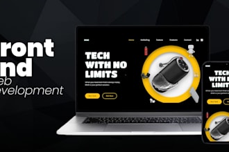 be your frontend web developer, HTML, CSS, bootstrap