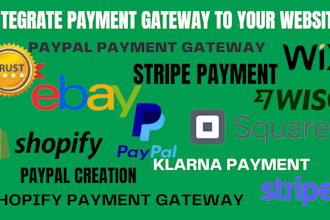 create integrate payment gateway to your woo commerce shopify store wise paypal