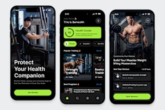 develop fitness apps, gym apps, and workout apps, for android and ios