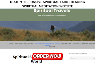 design yoga meditation spiritual website spiritual meditation website