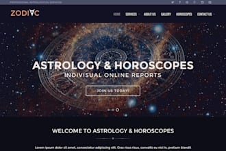 design yoga meditation website spiritual website astrology website astrology