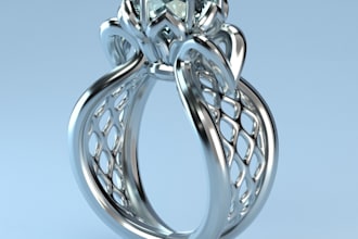 create 3d cad models for jewelry design 3d ring 3d pendant 3d earrings