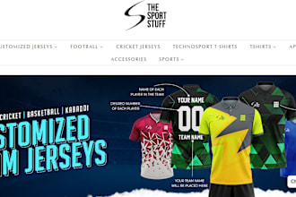 design stunning football jersey shopify store sport wear sport kit basketball
