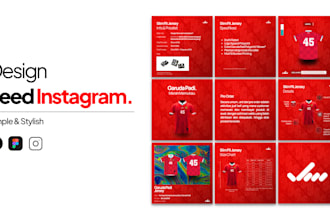 design banner simple modern feed instagram with figma