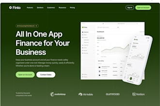 design fintech loan website finance investment website fintech app banking app