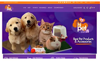 design luxury pet shopify store redesign pet shopify website
