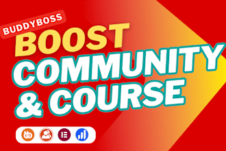 create community website using buddyboss, buddypress