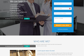 redesign or clone wordpress website or create landing page or custom website