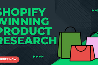 find shopify winning product research for dropshipping product for online store