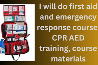 do first aid emergency response course, aed, cpr certification training course